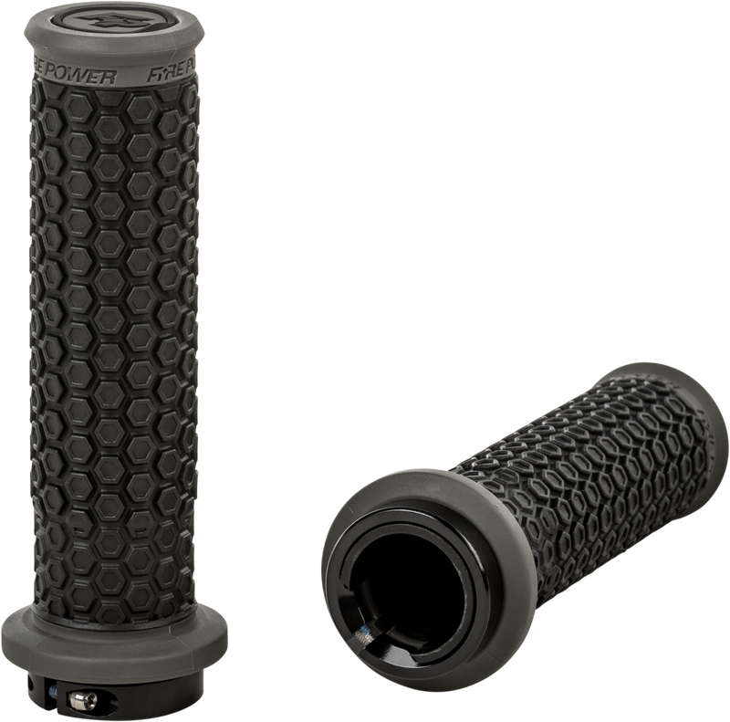 Pilot Atv Lock On Grips Black/Gray