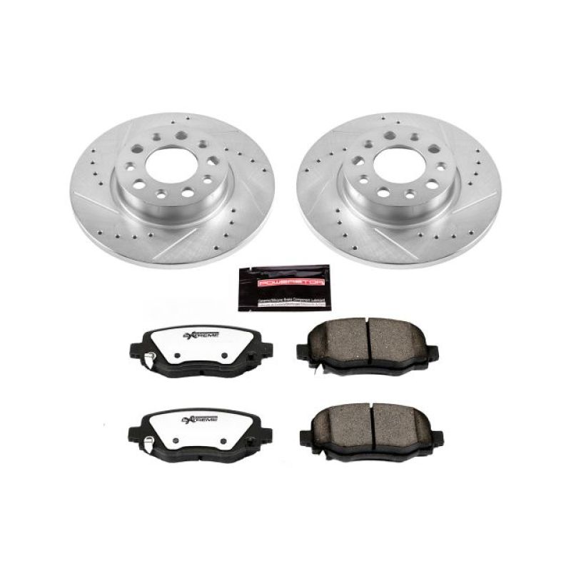 PowerStop K7301-36 Power Stop 16-18 Fiat 500X Rear Z36 Truck & Tow Brake Kit