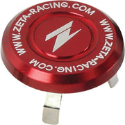 Zeta Stem Cap Steering ZE58-4133 - Red