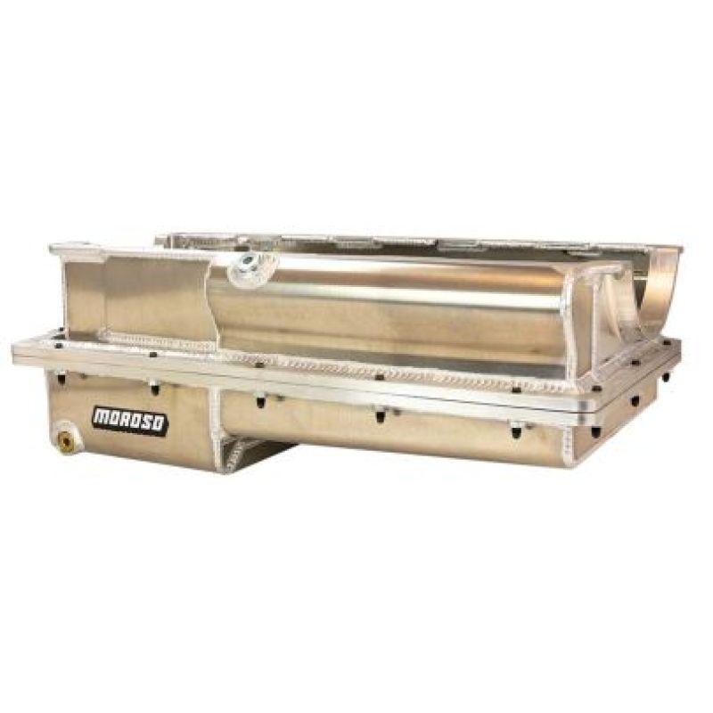 Moroso 20380 Moroso Brodix 5.00in Bore BBC 2 Piece Wet Sump Aluminum Oil Pan