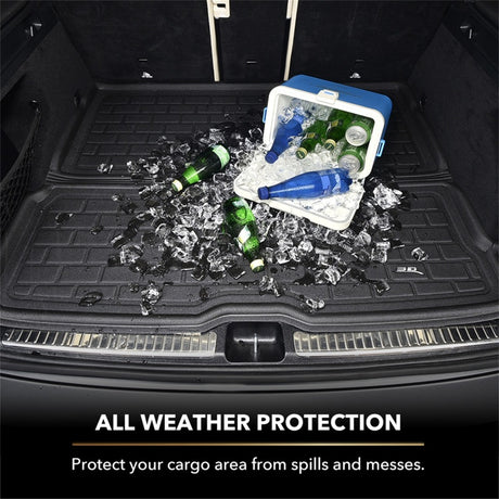 3D MAXpider - 2023 Audi A6 (C8) Cross Fold Kagu Cargo Liner - Black (Does Not Fit Allroad) - M1AD0571309