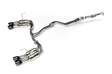 Invidia 2022+ Subaru WRX Gemini Single Layer Quad Black Tip Cat-Back Exhaust - HS22WRXGM4SB