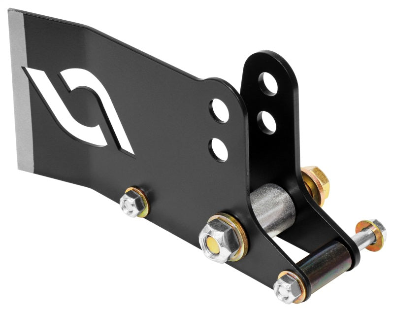RockJock CE-9807FTBK RockJock JK Geometry Correction Axle Bracket for Front Trac Bar