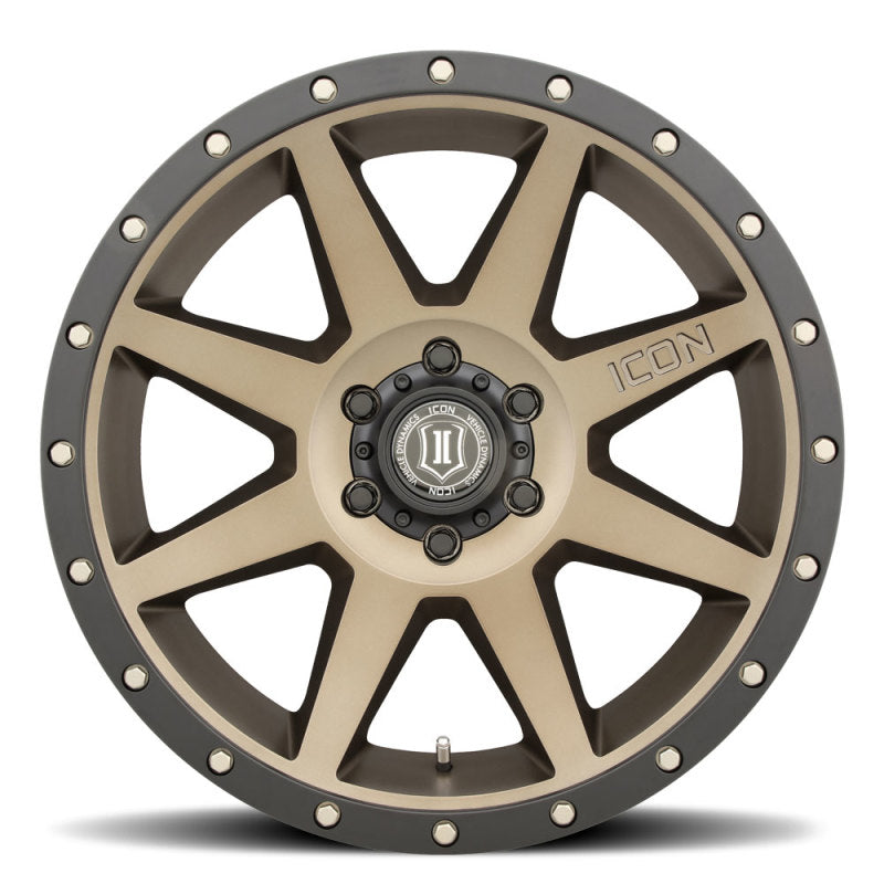 ICON 1820908350BR ICON Rebound 20x9 6x5.5 0mm Offset 5in BS Bronze Wheel - 1820908350BR