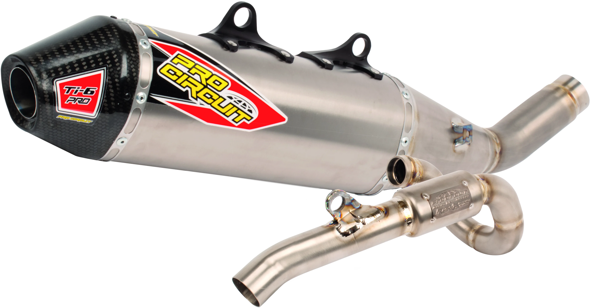 PRO Circuit Ti-6 Pro Exhaust System 03122525FP - Carbon TI-6 Cap