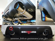 HKS 32016-BT001 HKS 11 Mazda 2 Silent Hi-Power Rear Section ONLY Exhaust w/ External Resonator