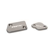 RFX Master Cylinder Covers Brakes FXRC 41100 99H2 - Gray Reservoir Cap Kit