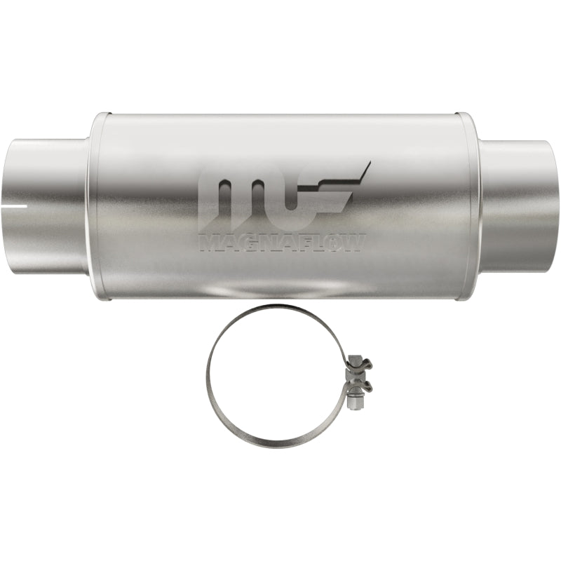 Magnaflow 12776 MagnaFlow Muffler Mag DSL SS 7x7x14 5in Inlet 5in Outlet