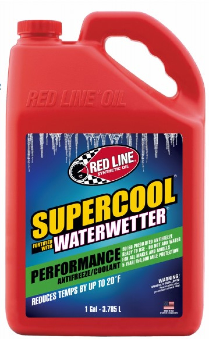 Red Line 81215 Red Line Supercool Coolant Performance 50/50 Mix 1 Gallon - Case of 4