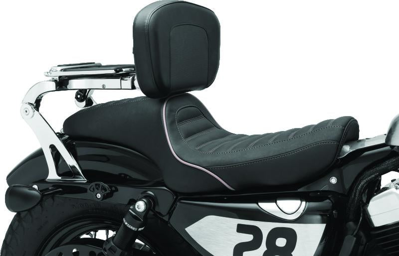 Kuryakyn 7097 Kuryakyn Fixed Mounts Multi-Purpose Driver & Passenger Backrest 04-22 XL Models Chrome - 7097