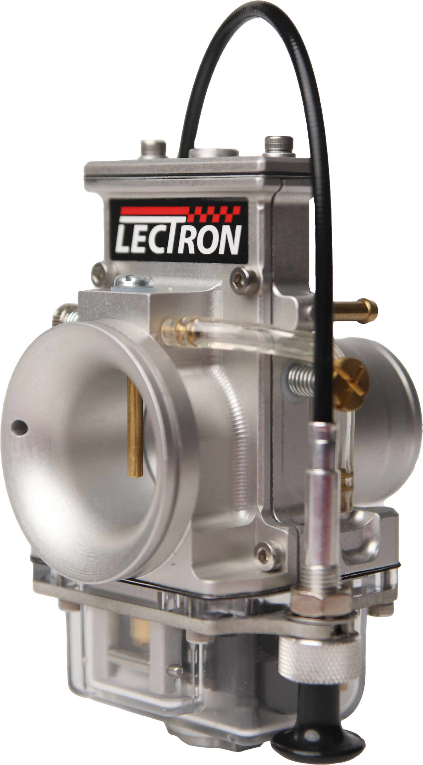 Lectrons LLC Carburetor Kit for Intake/Carbon/Fuel System 1481-HDX-+-C34-S - Carbon Billetron Hdx 96-124CI 34 Cable