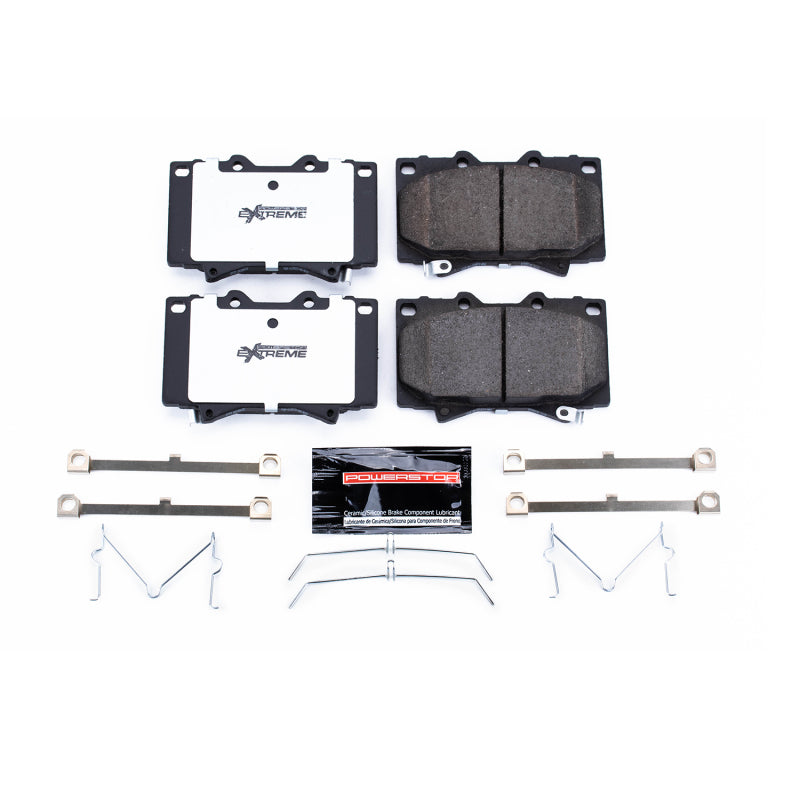 PowerStop Z36-772 Power Stop 98-07 Lexus LX470 Front Z36 Truck & Tow Brake Pads w/Hardware