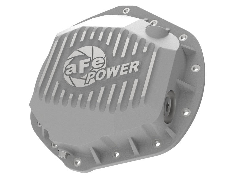 aFe 46-71060A aFe Street Series Rear Differential Cover Raw w/ Machined Fins 01-18 GM Diesel Trucks V8-6.6L (td)