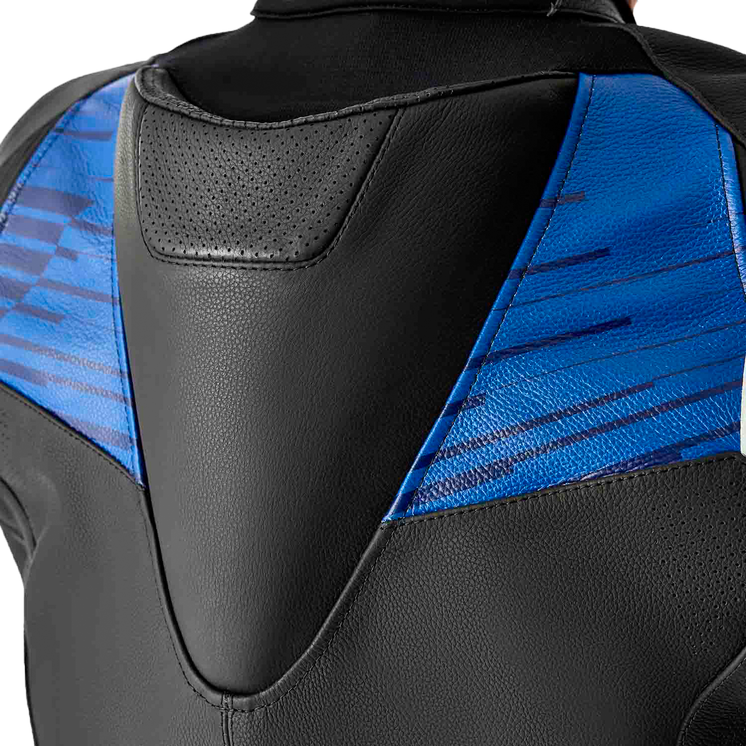 Tractech Evo D3o Jacket Blk/Blue Leather Xl
