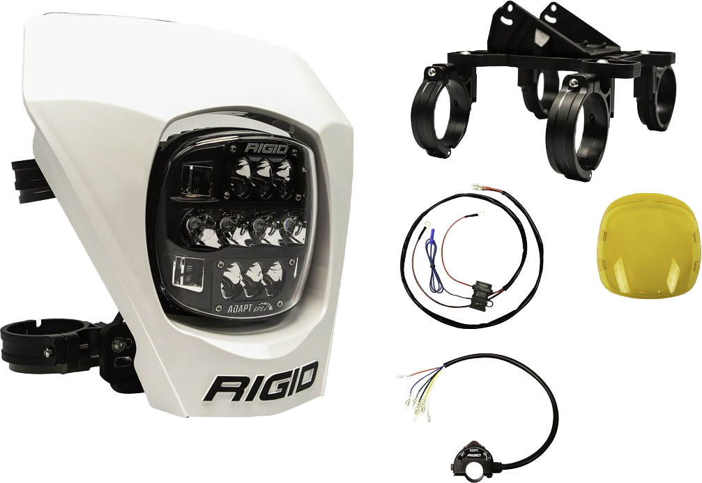 Rigid Adapt XE Extreme LED Enduro Moto Kit Illumination 300417 - White