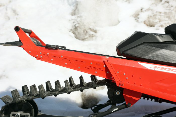 Zbroz Shredder Rear Bumper Body K40-0823554-02 - Red 3900 Series