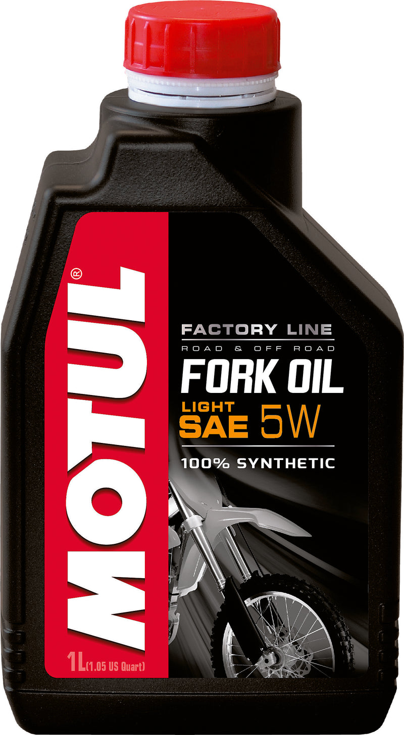 Motul Fork Oil Factory Line Oil Chemicals 114437 - 5W 1L 12 Case