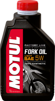 Motul Fork Oil Factory Line Oil Chemicals 114437 - 5W 1L 12 Case
