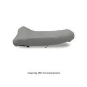 Gray motorcycle cover for Carver Boat Cover Infbn-9 Inf fits Carver Boat and boat cover needs