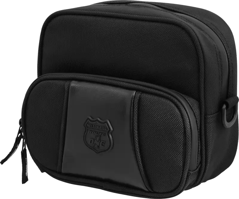 Route 1 Hwy Handlebar Bag 7l Black - NELSON-RIGG