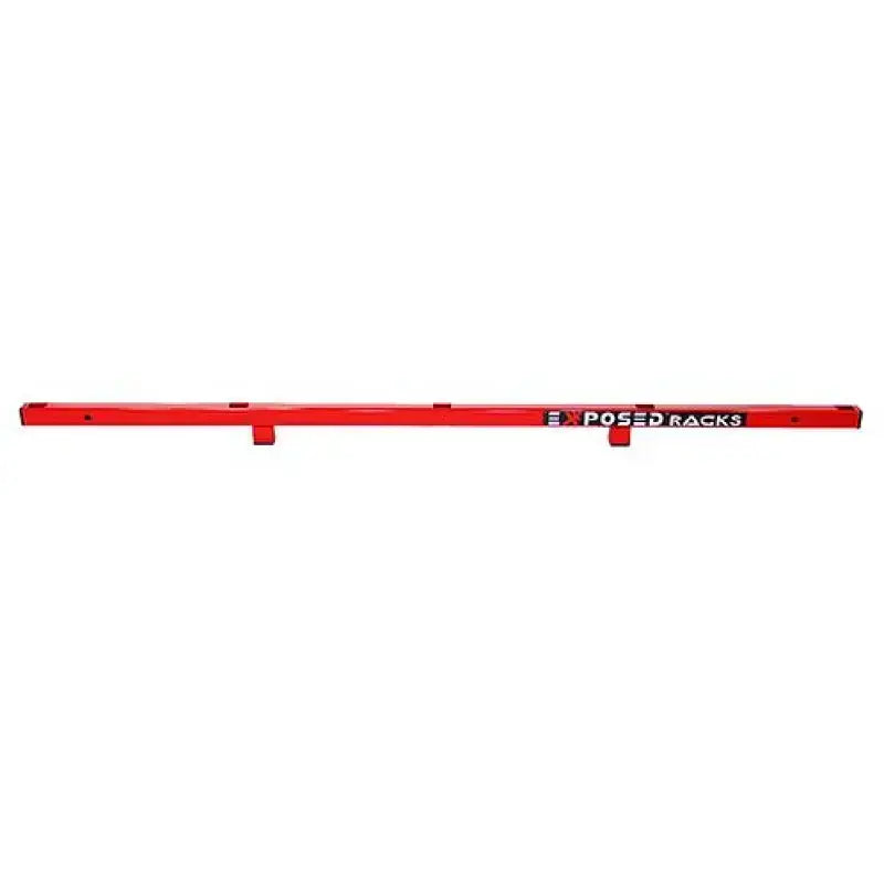 Red metal exposed rack for Rack CLK Mid Xbar-Red product display