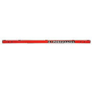 Red metal 8-00-9753-RD exposed rack for industrial storage and organization