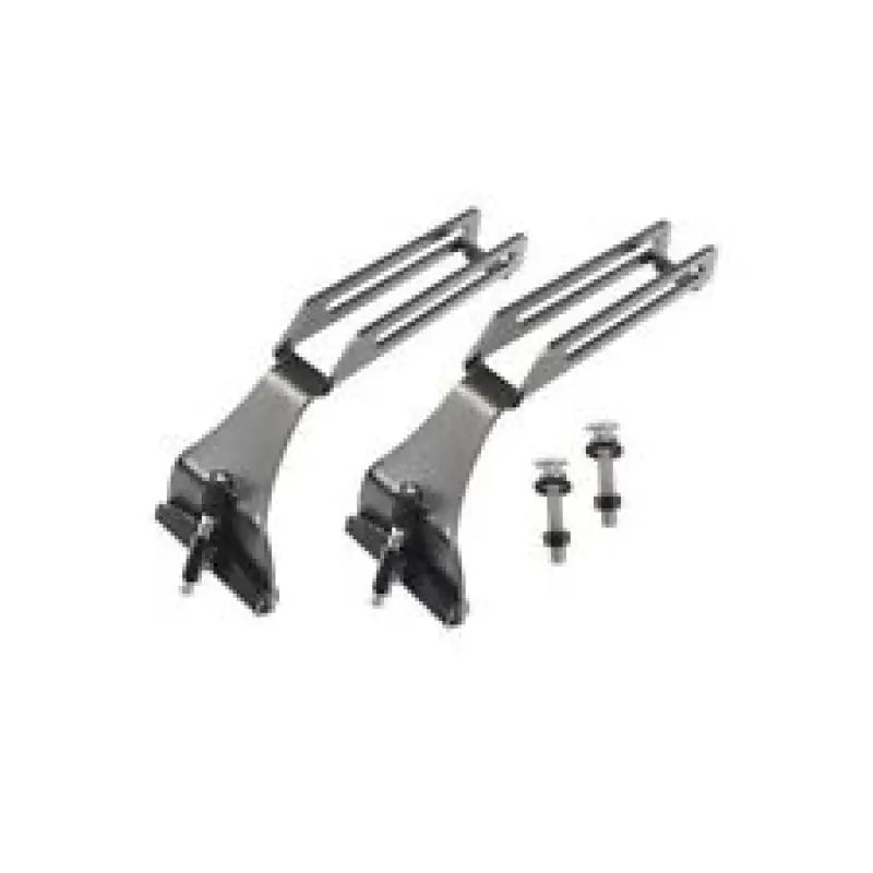 Metal drum tom mounting brackets for exposed rack clk gutter setup