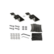Solar panel mounting hardware showing Exposed Rack with Brkt+Feet Z125 for easy setup