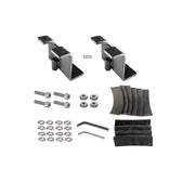 Metal mounting hardware for 8-00-9799 Exposed Rack Z225 Brkt+Feet Z225