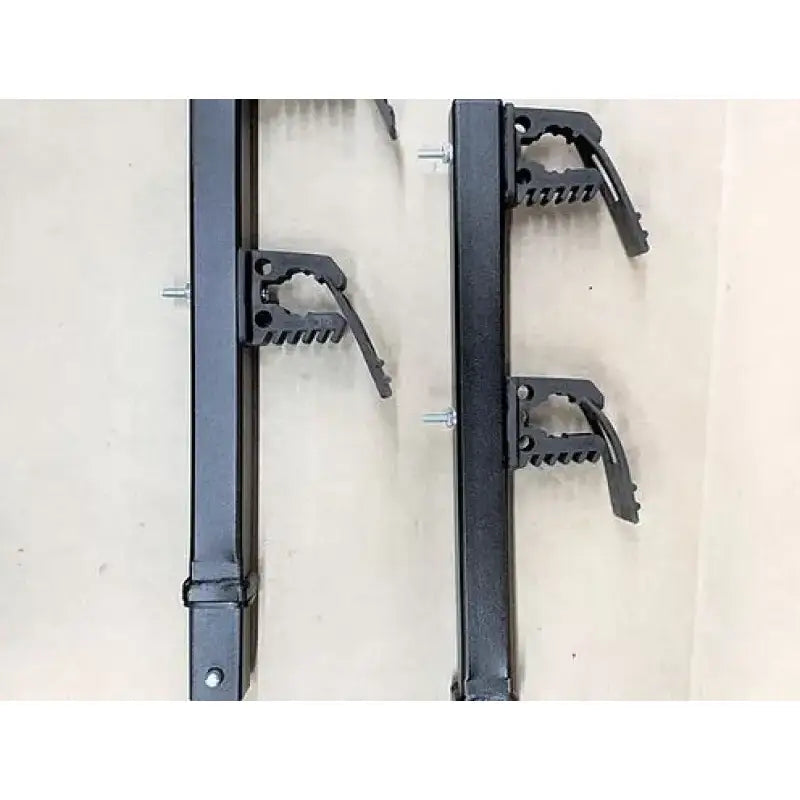 Black metal ladder sections with adjustable clamps for Exposed Rack Click-In Paddle Holders