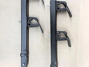 Black metal ladder sections with adjustable clamps for Exposed Rack Click-In Paddle Holders