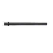 Black hexagonal extension pole for 8-00-9817 Exposed Rack 18In with click-in pin