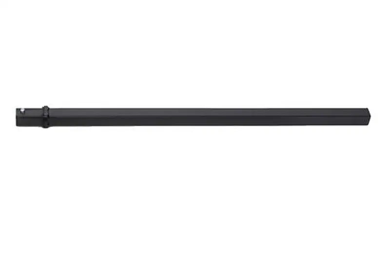 Black hexagonal metal rod for 8-00-9823 Exposed Rack 24In with click-in pin