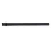 Black hexagonal metal rod for 8-00-9823 Exposed Rack 24In with click-in pin