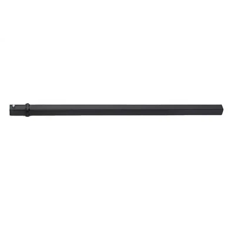Black hexagonal metal rod for 8-00-9823 Exposed Rack 24In with click-in pin
