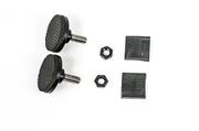 Adjustable stainless steel 0in ss feet with hardware for Exposed Rack 8-00-9913