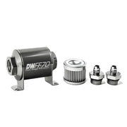8-03-070-010K-6 Deatschwerks -6An 10 Micron 70Mm In-Line Fuel - Filter