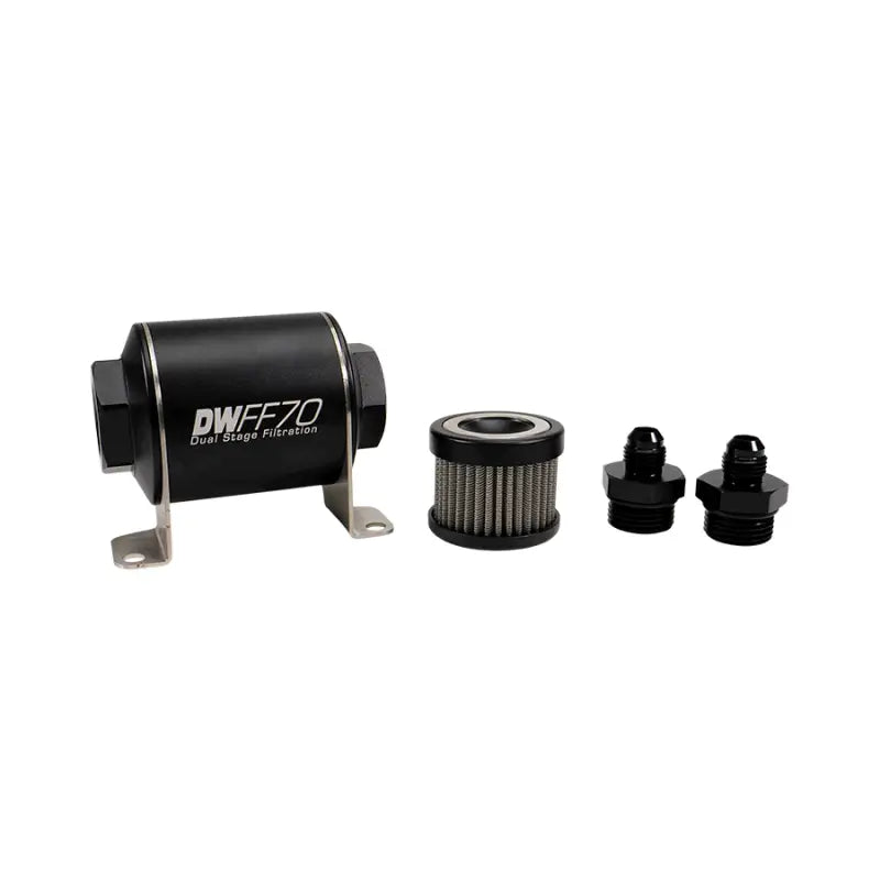DEATSCHWERKS 8-03-070-010K-6 -6AN 10 MICRON 70MM IN-LINE FUEL
