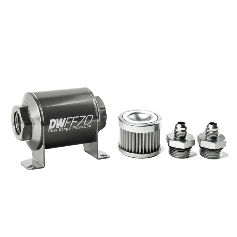 DEATSCHWERKS 8-03-070-010K-6 -6AN 10 MICRON 70MM IN-LINE FUEL