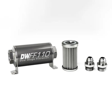 8-03-110-005K-8 Deatschwerks -8An 5 Micron 110Mm In-Line Fuel - Filter