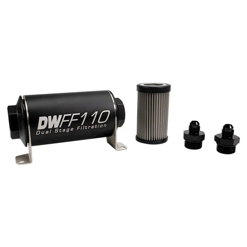 DEATSCHWERKS 8-03-110-010K-6 -6AN 10 MICRON 110MM IN-LINE FUEL