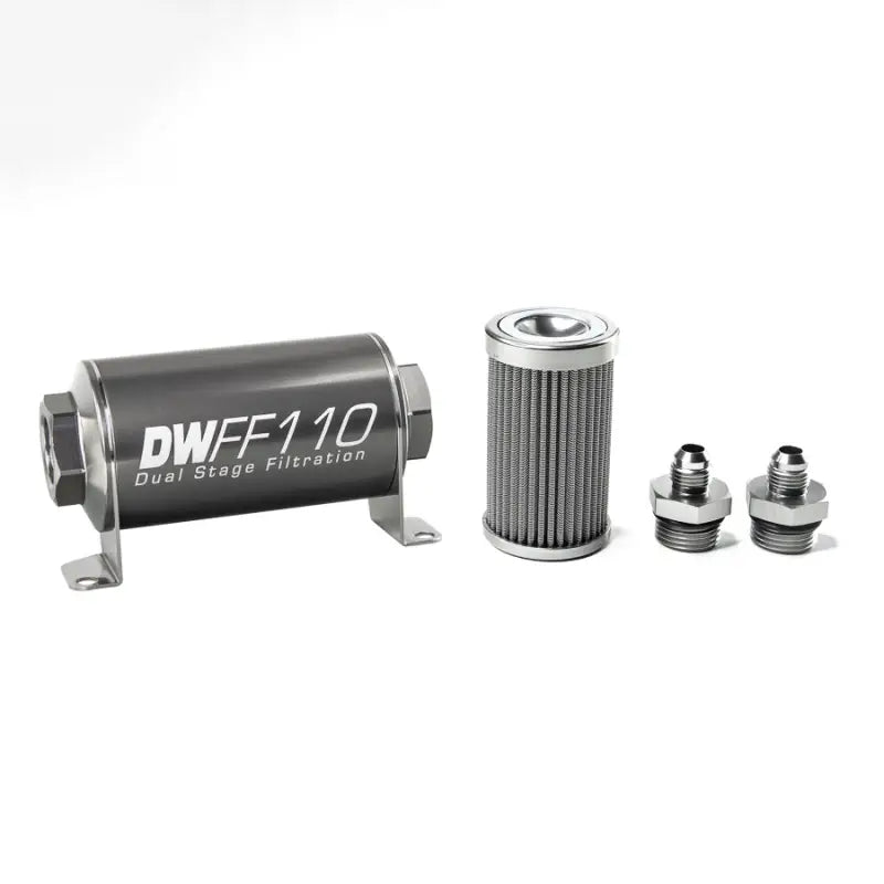 8-03-110-100K-8 Deatschwerks -8An 100 Micron 110Mm In-Line Fue - Fuel Filter