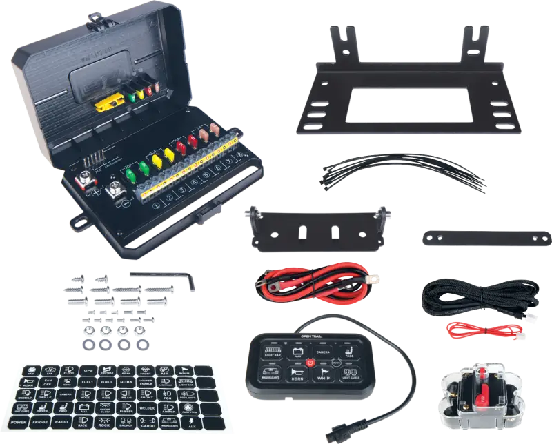 Multifunction Rgb Switch Panel 8 Gang - OPEN TRAIL