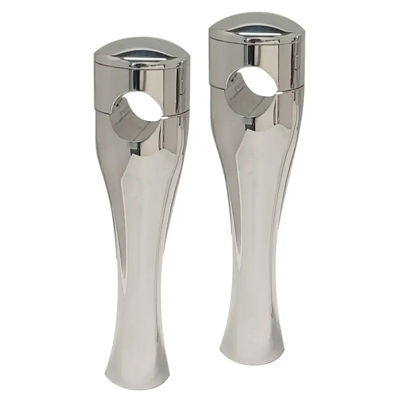 ACCUTRONIX 8" Hourglass Riser 1" Bars Fx & Xl Chrome for Powersports