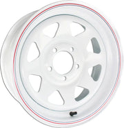 8 Spoke Steel Trailer Wheel 12"X4" 