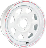 8 Spoke Steel Trailer Wheel 15"X6" 