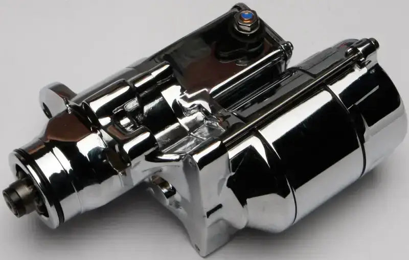 Shiny chrome big twin starter motor for 80-1014 Big Twin Starter 1.4kw 6spd Trans