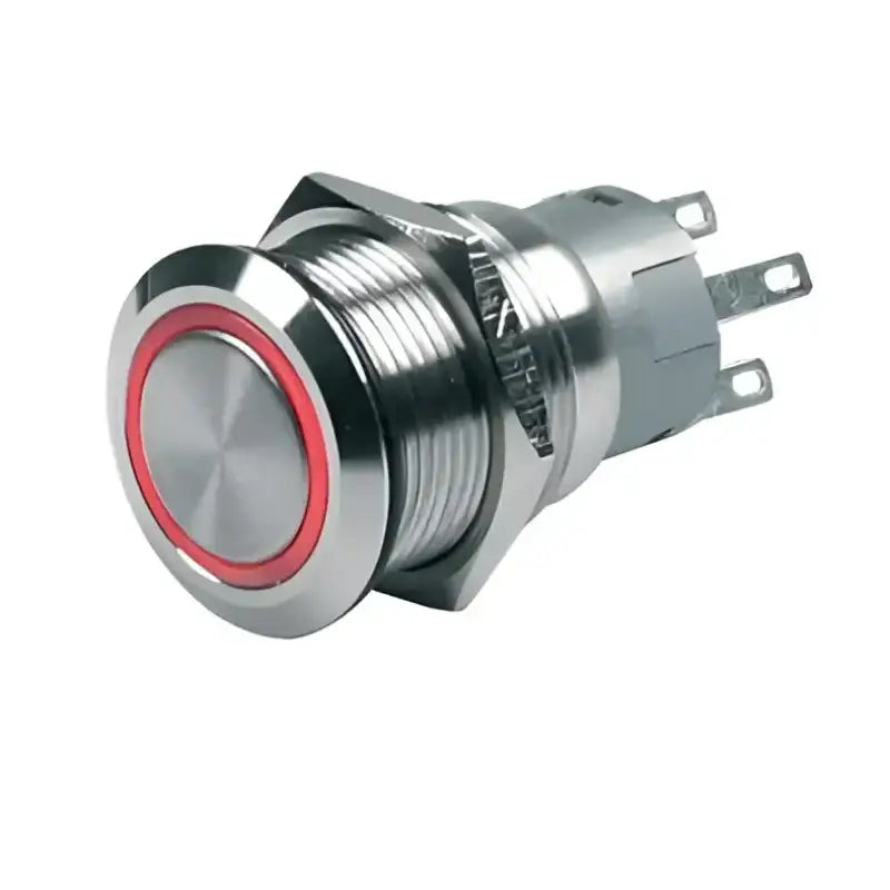 80-511-0001-00 BEP Push But Sw On/Of 12V Red Led - Button Switch