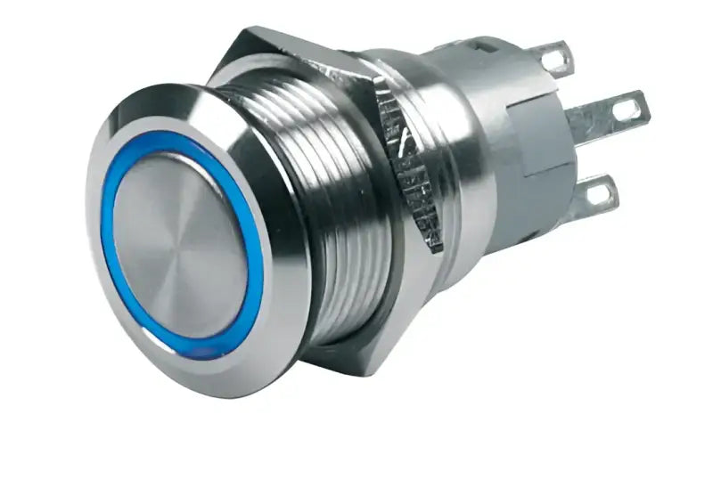 80-511-0004-00 BEP Push But Sw Mom 12V Blue Led - Button Switch