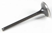 Dark metallic exhaust valve black diamond SS with flat head and slender stem